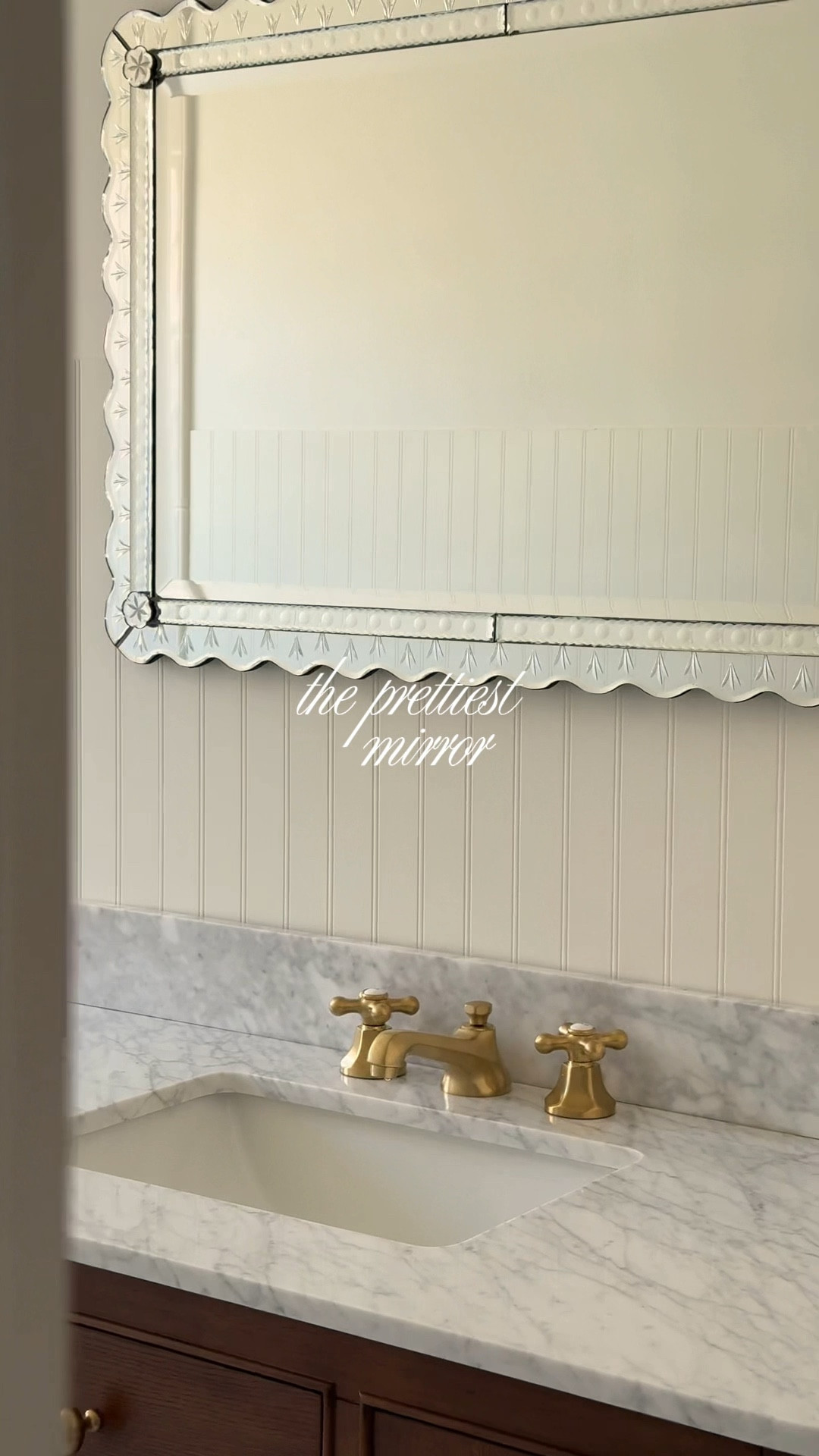 Hanging the prettiest mirror as we put the final touches on our bathroom remodel!! ✨

#homedecor #interiordesign #homedecorlovers #homestyle #homestyling #bathroomdecor #bathroominspo #bathroommirror #bathroomvanity #bathroom

#LTKHome #LTKOver40