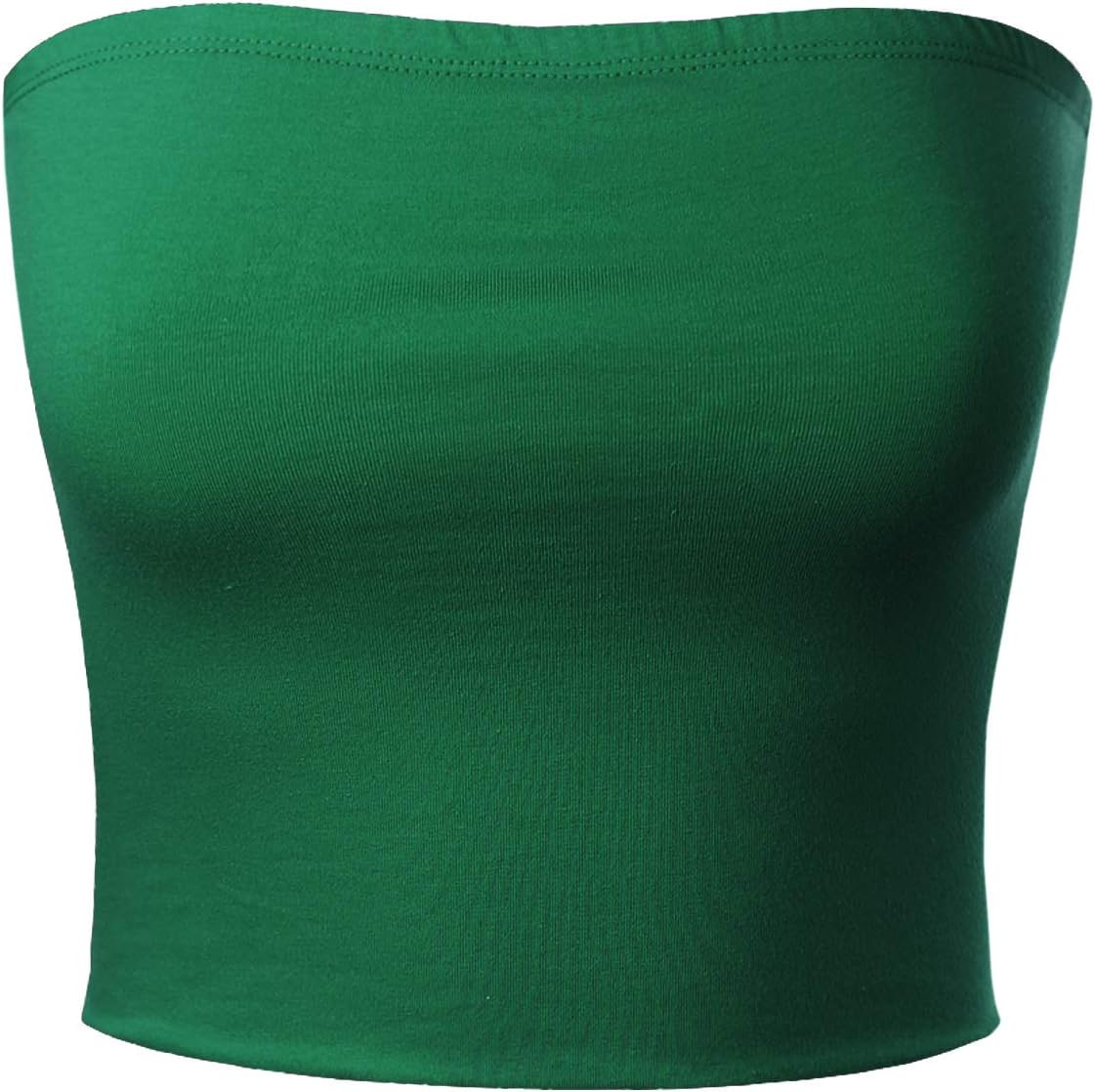 MixMatchy Women's Casual Strapless Basic Sexy Tube Top | Amazon (US)
