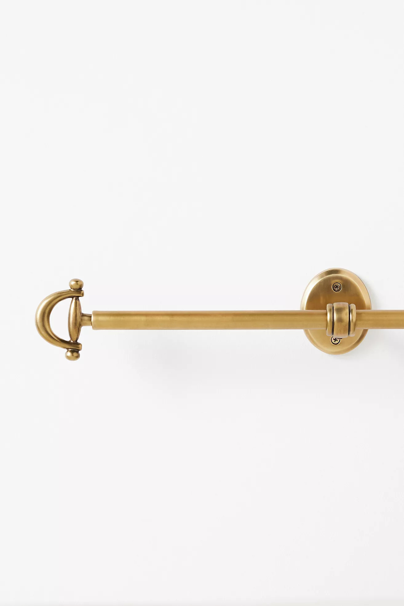Equestrian Brass Curtain Rod | Anthropologie (US)
