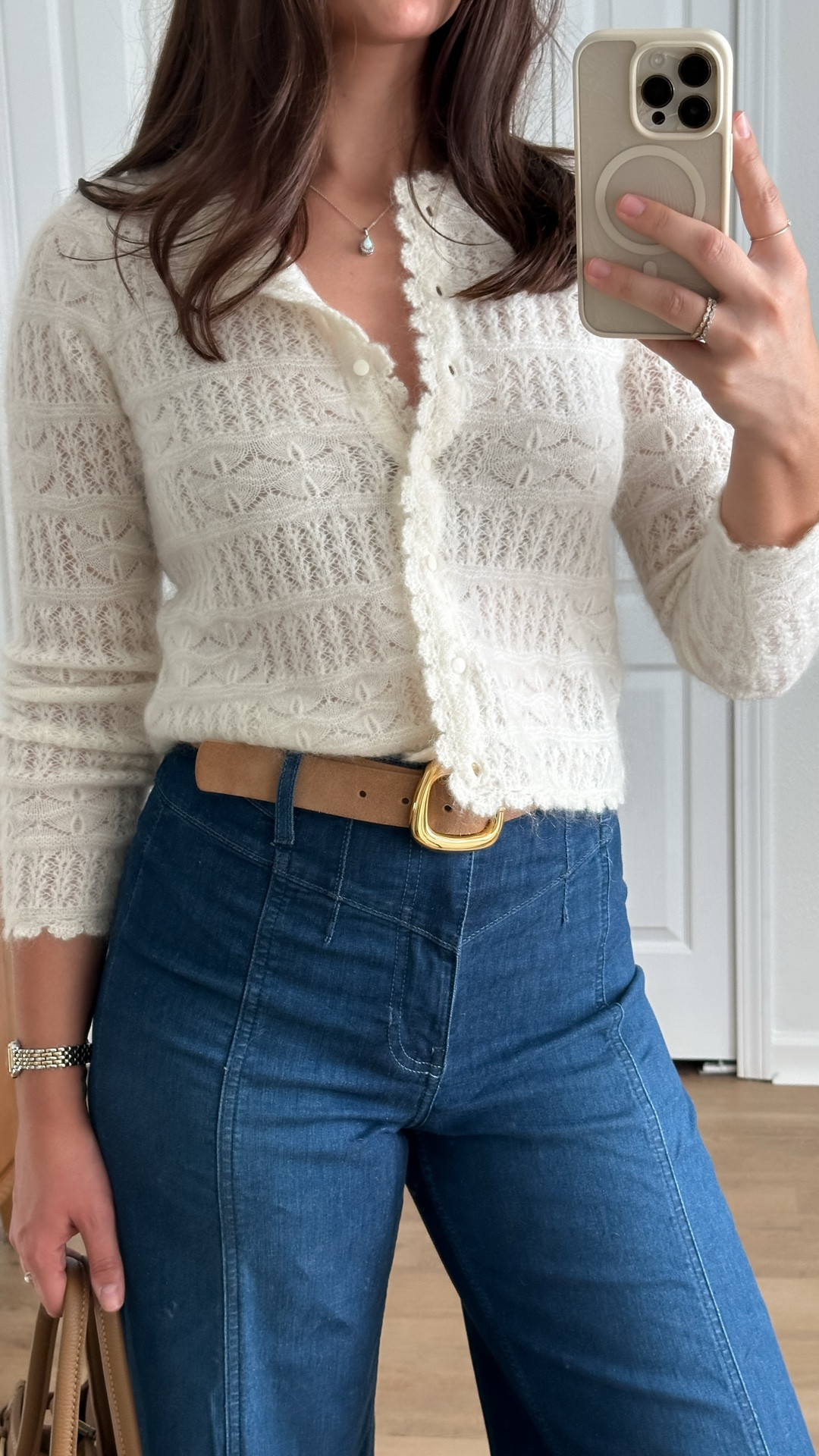 Fall coffee date outfit ☕️ wearing small cardigan and 26 jeans! Bag is from Marshall’s 

Free people, Sezane 

#LTKSeasonal #LTKStyleTip #LTKFallSale