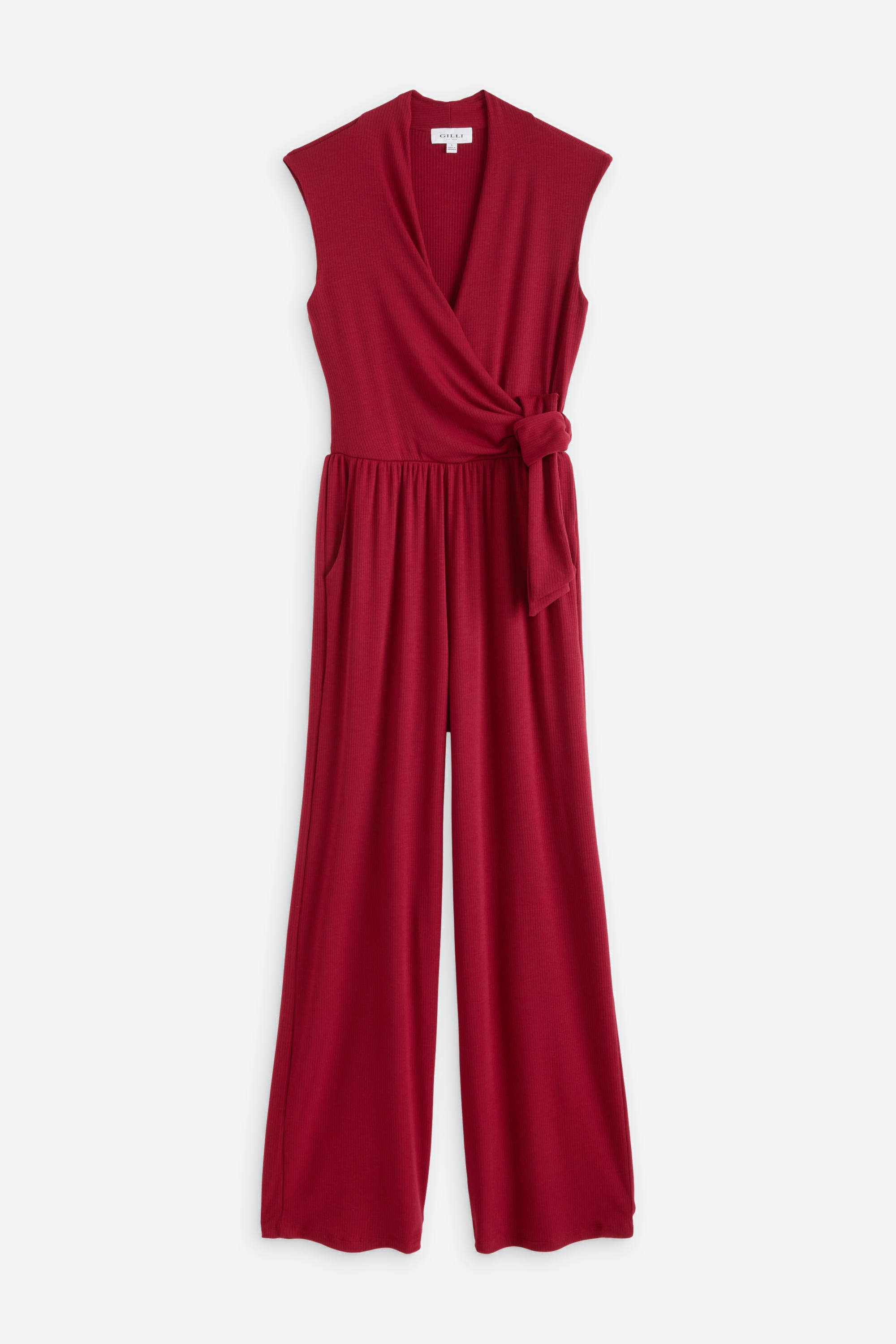 Elise Ribbed Surplice Jumpsuit | Stitch Fix