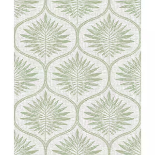 NuWallpaper Green Vinyl Peel & Stick Washable Wallpaper Roll (Covers 30.75 Sq. Ft.) NUS3621 - The... | The Home Depot