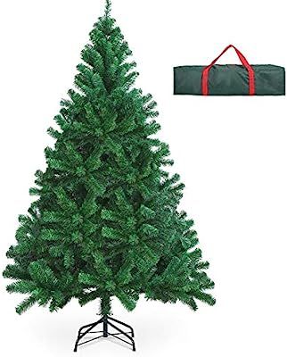OUSFOT Christmas Tree 6ft with Storage Bag 800 Branch Tips Artificial Christmas Tree Easy Assembl... | Amazon (US)