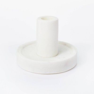 3" x 4" Marble Candle Holder Natural - Threshold™ designed with Studio McGee | Target