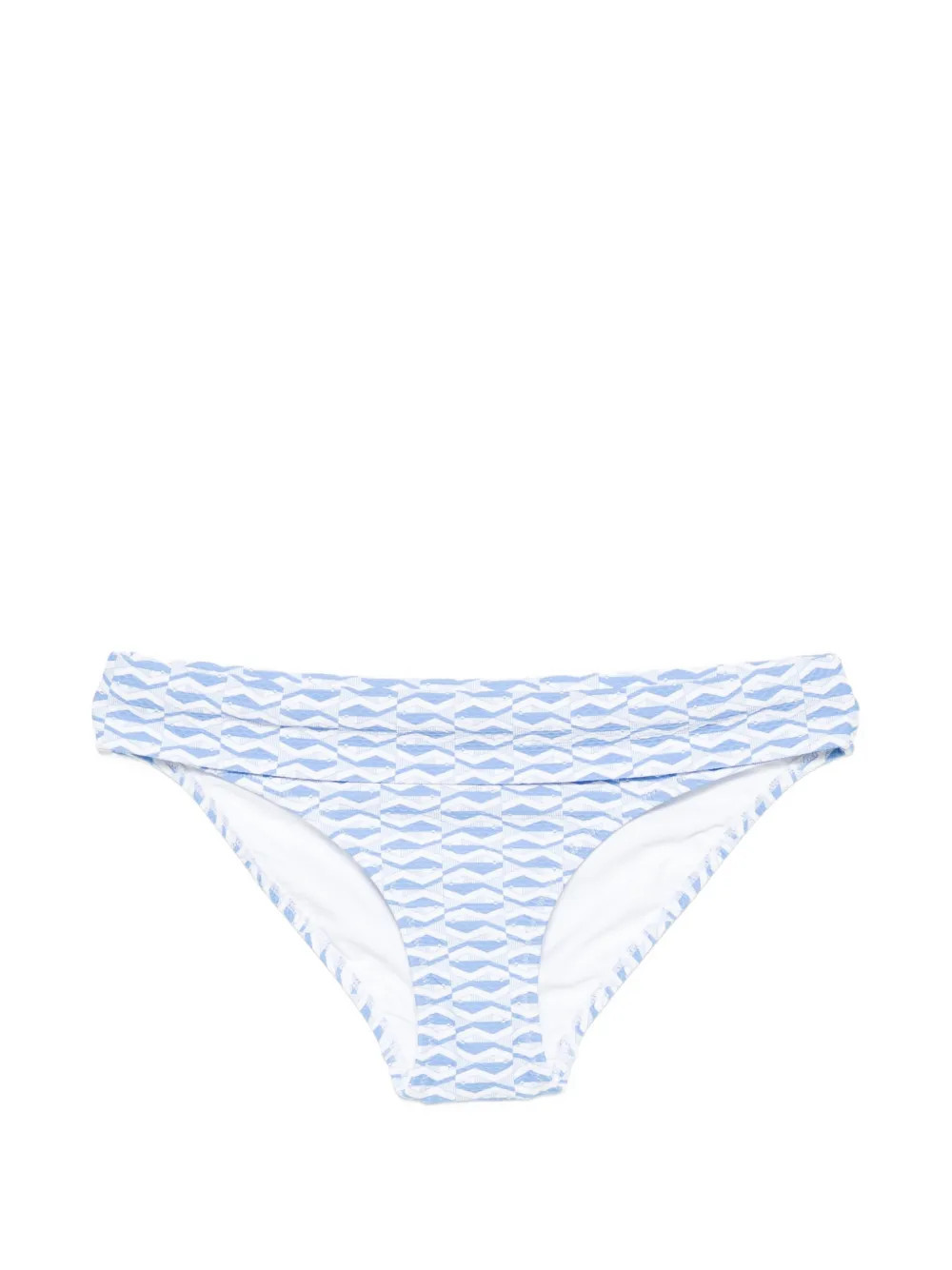 Heidi Klein geometric-print bikini bottoms - Blue | Farfetch Global