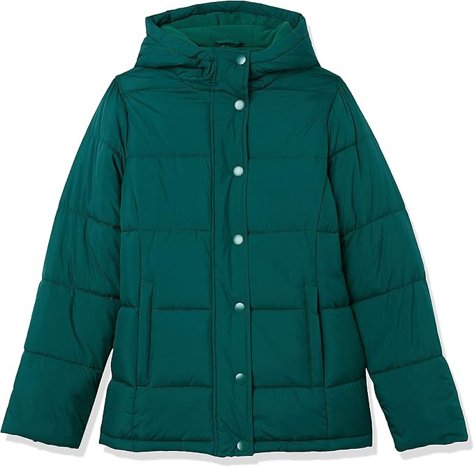 Amazon Essentials Women's Heavyweight Long-Sleeve Hooded Puffer Coat (Available in Plus Size) | Amazon (US)