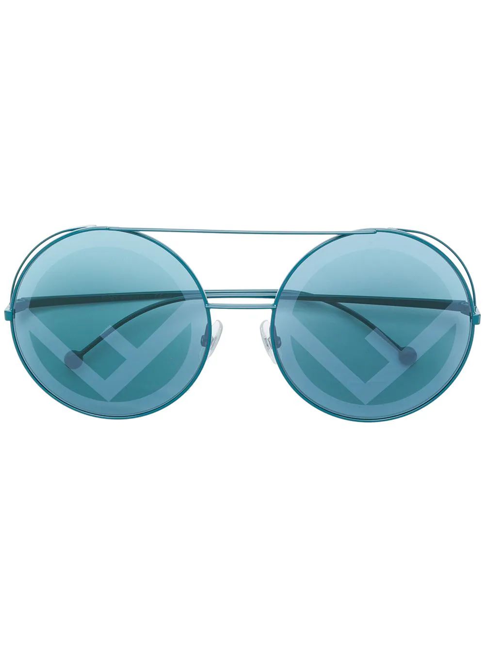 Fendi Eyewear Runaway sunglasses - Blue | FarFetch Global