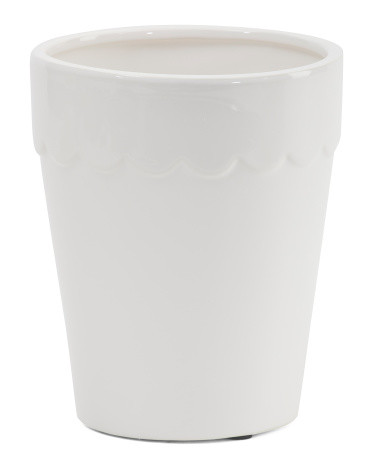7x8.5 Mirabelle Scalloped Planter | Marshalls