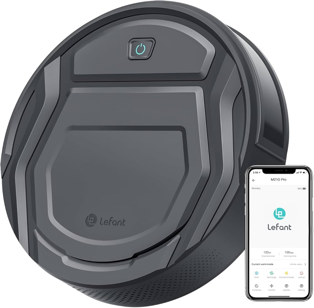 Lefant Robot Vacuums, 2200Pa Strong Suction, 120 Min Runtime, Self-Charging Robotic Vacuum, Slim,... | Amazon (CA)