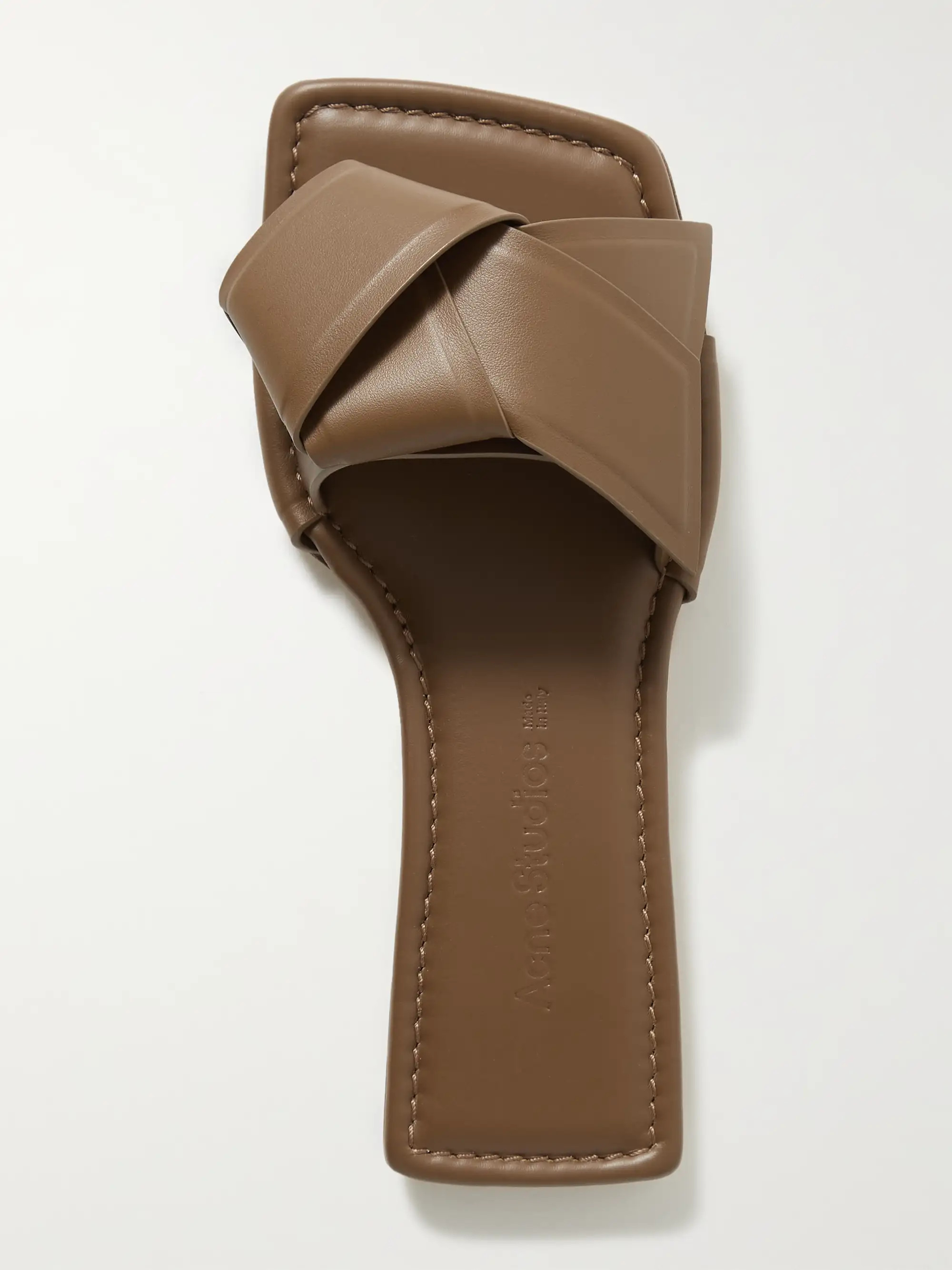 + NET SUSTAIN leather slides | NET-A-PORTER APAC