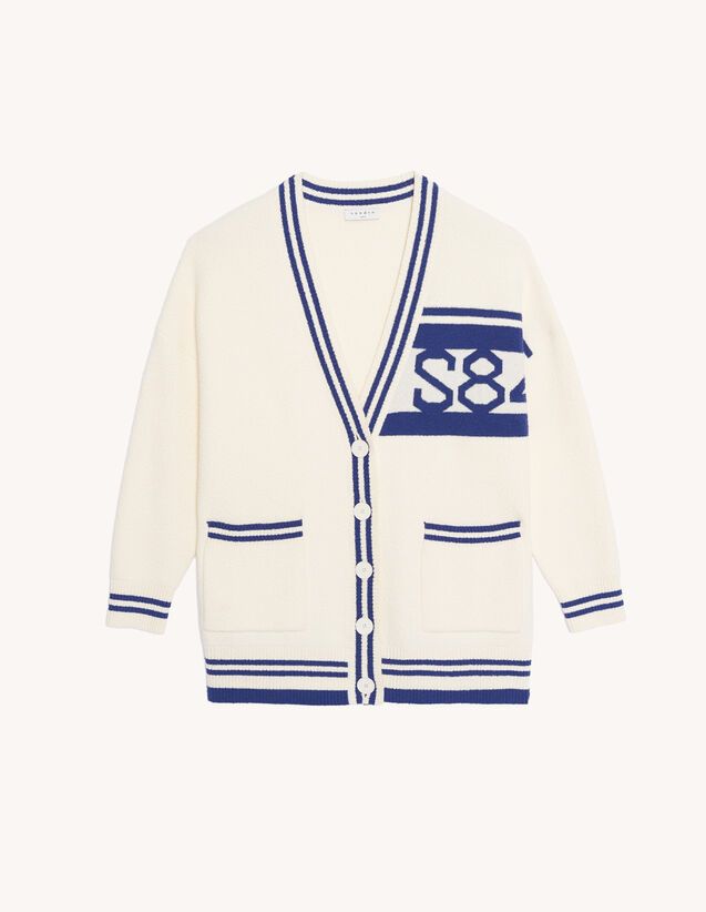 Oversized striped cardigan | Sandro Paris (US)