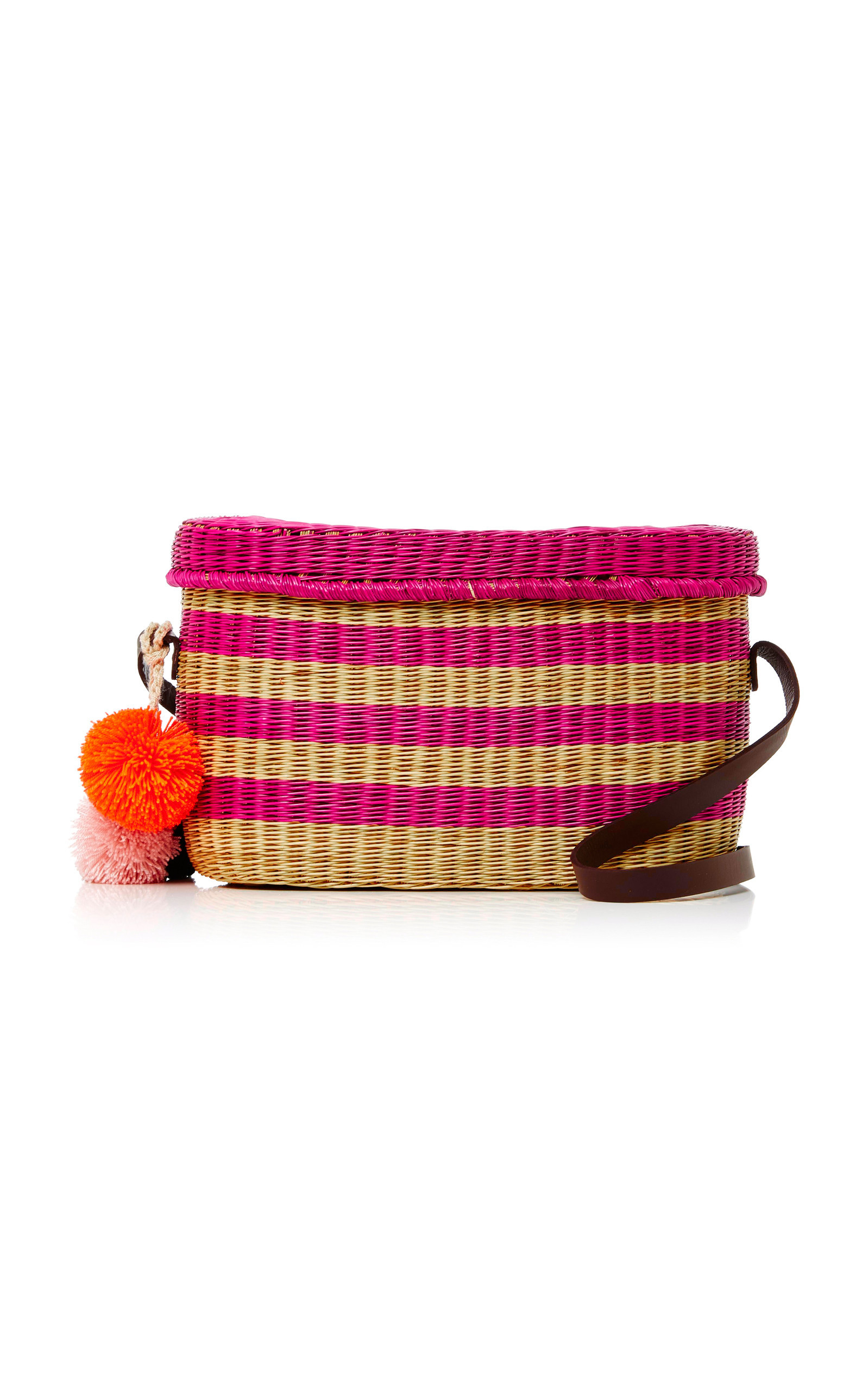 https://www.modaoperandi.com/sophie-anderson-pf17/costello-striped-woven-raffia-shoulder-bag | Moda Operandi Global
