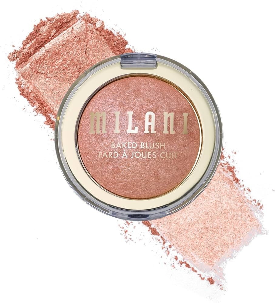 Milani Baked Blush, Updated Powder Blush for Cheeks, Cruelty Free Makeup - Shape, Contour & Highl... | Amazon (US)