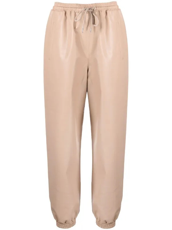 Stella McCartney Kira Faux Leather Trousers | Pink | FARFETCH FR | Farfetch Global