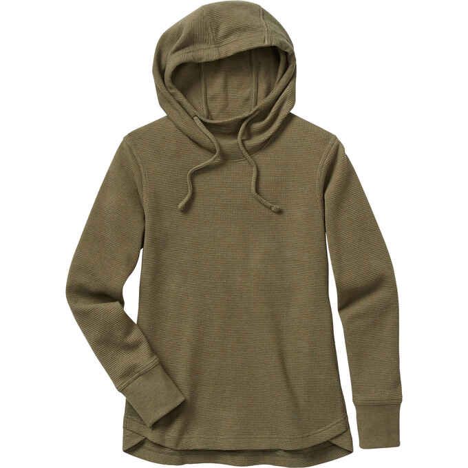 Women's Burly Thermal Long Sleeve Hoodie | Duluth Trading Company