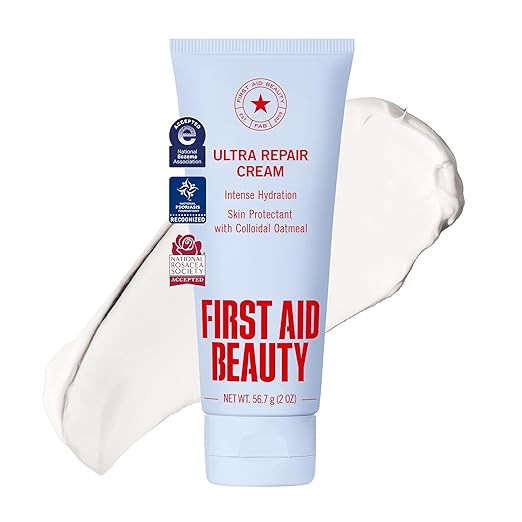 First Aid Beauty Ultra Repair Cream, Intense Hydration - Clinically Tested Face & Body Moisturize... | Amazon (US)