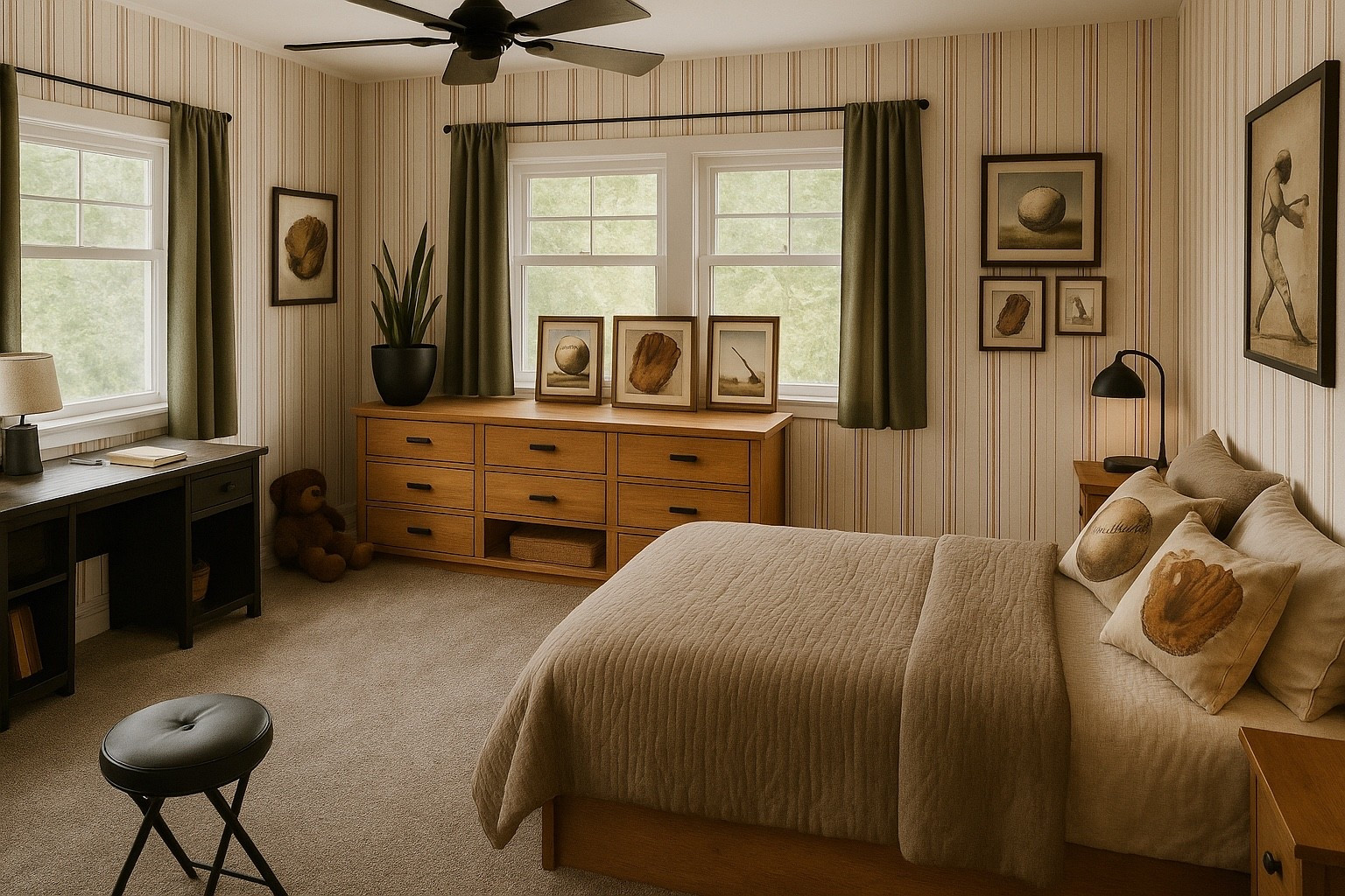 Vintage baseball inspired boys bedroom. 

#baseball #boy #bedroom #diy #makeover

#LTKStyleTip #LTKHome #LTKKids