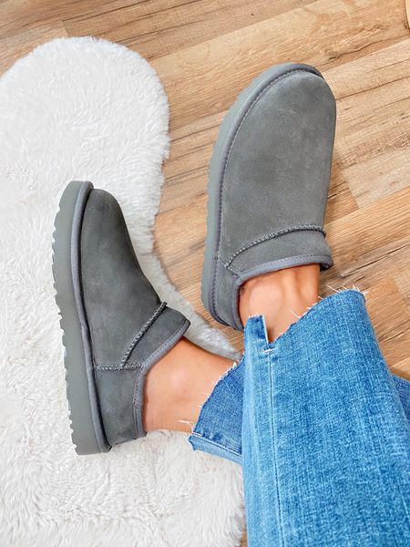 Ugg Classic slippers fully stocked in grey! I’m a size 7.5 and wear the size 8 in these! I have the tan also!

Uggs, Ugg classic, Ugg slippers, Nordstrom rack 

#LTKstyletip #LTKsalealert #LTKshoecrush
