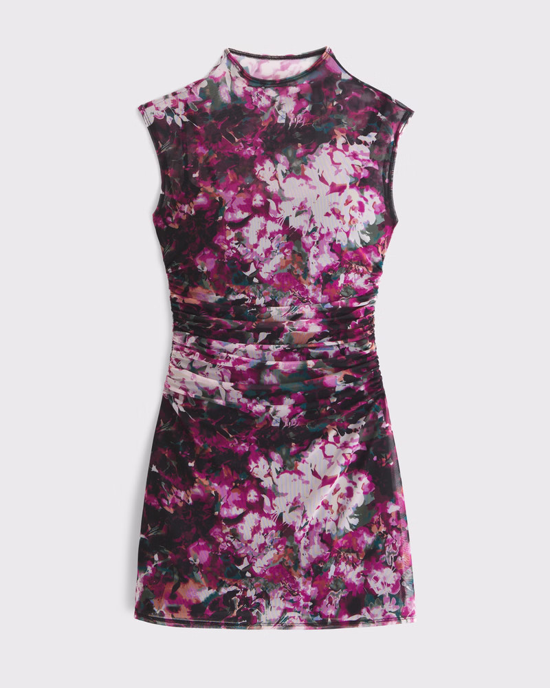 The A&F Paloma Mesh Mini Dress | Abercrombie & Fitch (US)