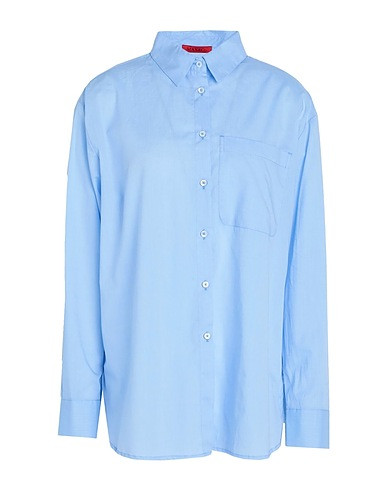 Max&co.  | Camicie E Bluse Tinta Unita Celeste Donna | YOOX | YOOX IT