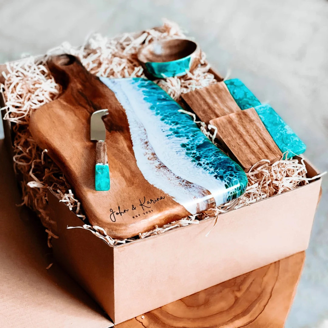 Personalized Engagement Gift For Couple, Custom Wedding Gifts Personalised Engagement Gift Box, 5... | Etsy (US)