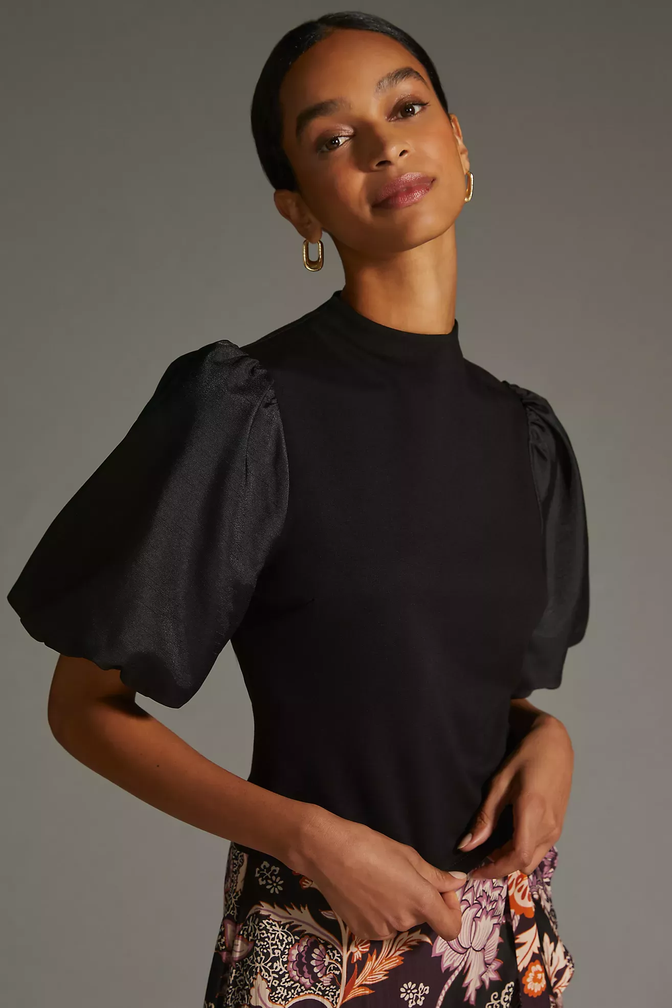 Eri + Ali Textured Puff-Sleeve Top curated on LTK