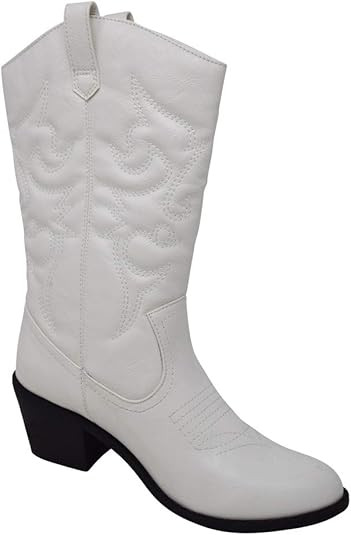 Charles Albert Women's Embroidered Modern Western Cowboy Boot | Amazon (US)