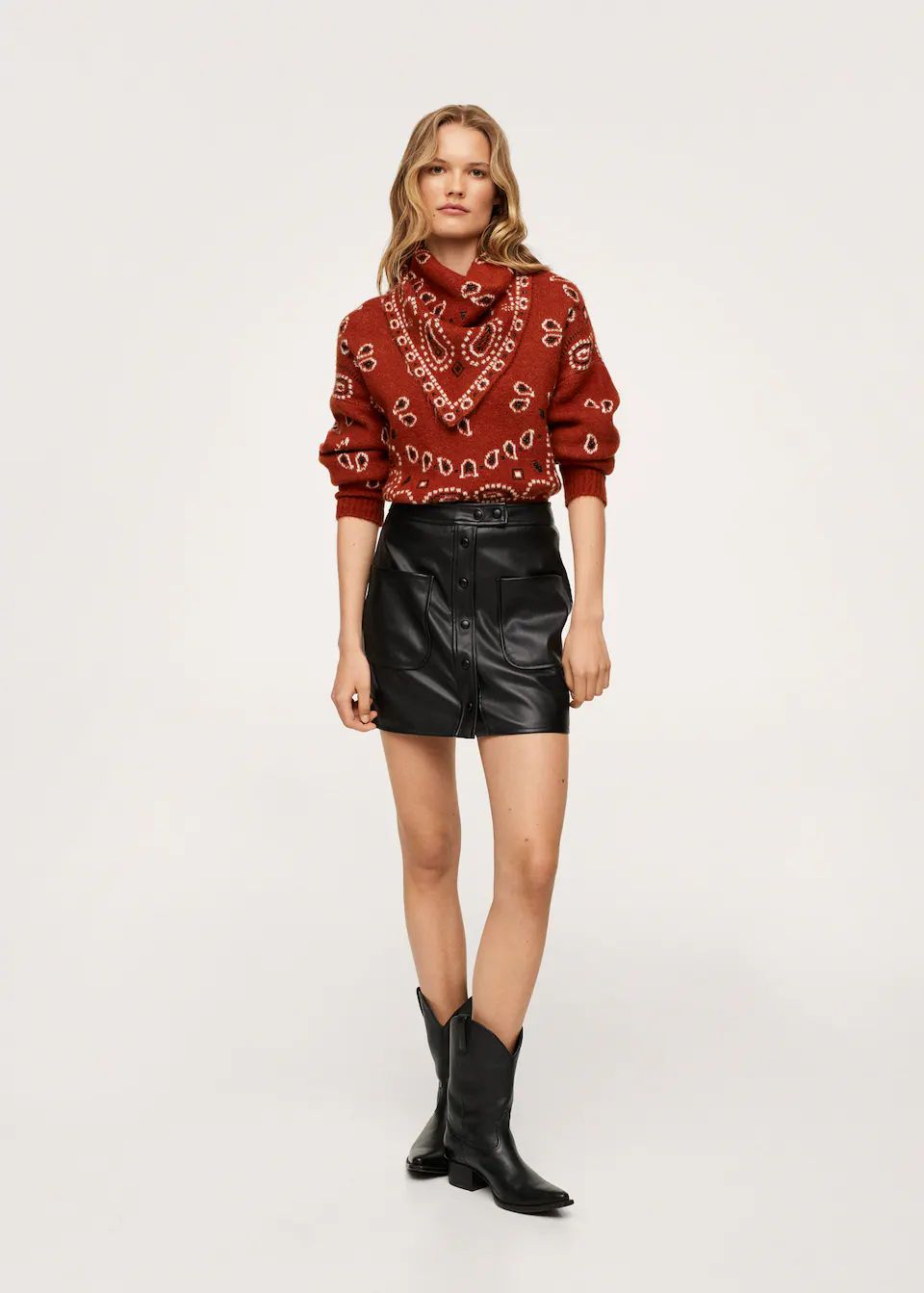 Search: Leather skirt (8) | Mango United Kingdom | MANGO (UK)