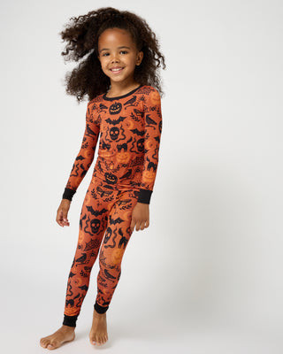 Midnight Mischief Two-Piece Pajama Set | Little Sleepies