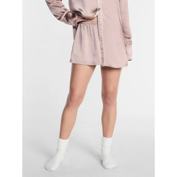 Kacey Lee Women's Satin Sleep Shorts, Sizes XS-XXL | Walmart (US)