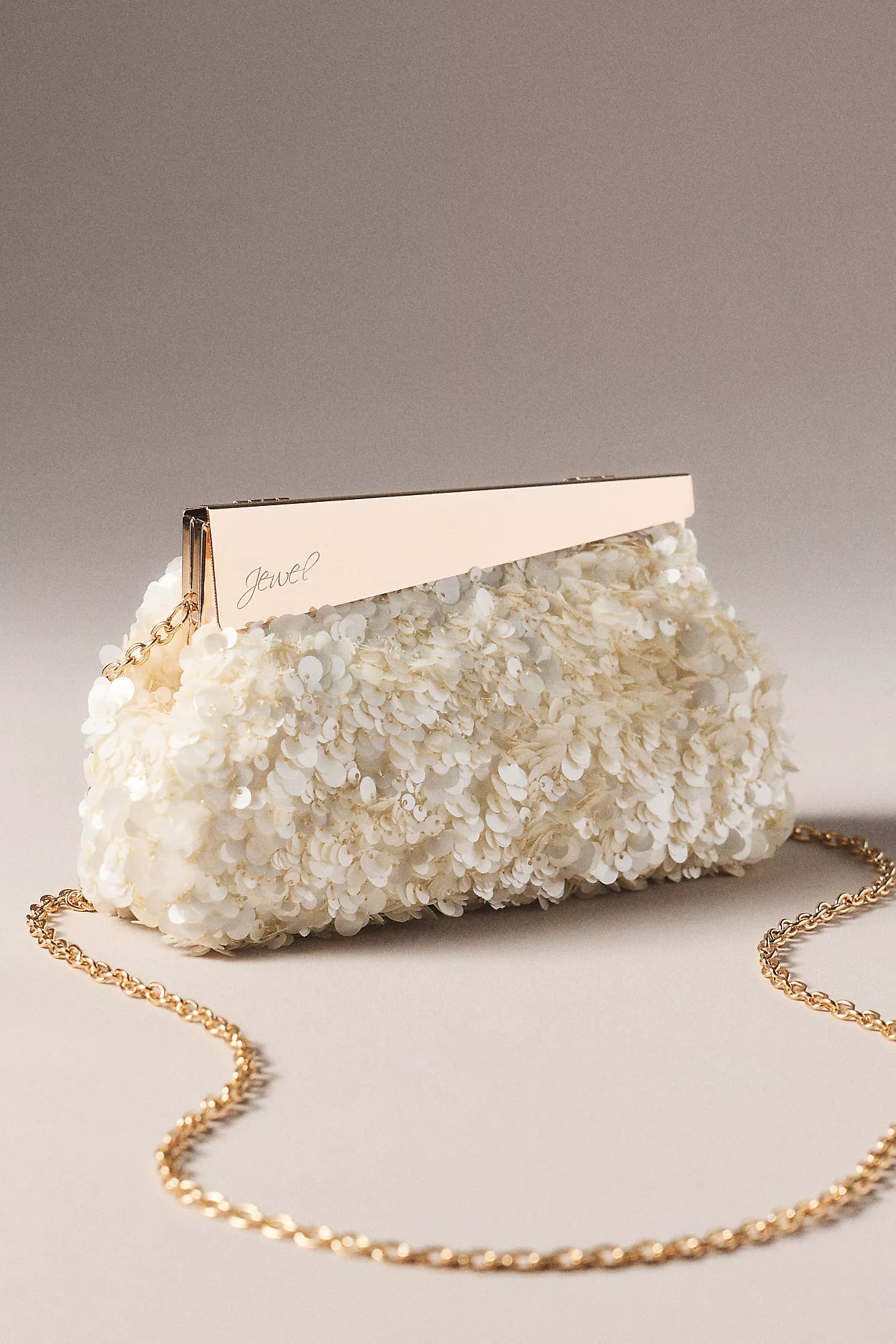 Jewel by Badgely Mischka Vintage Sequin Clutch | Anthropologie (US)