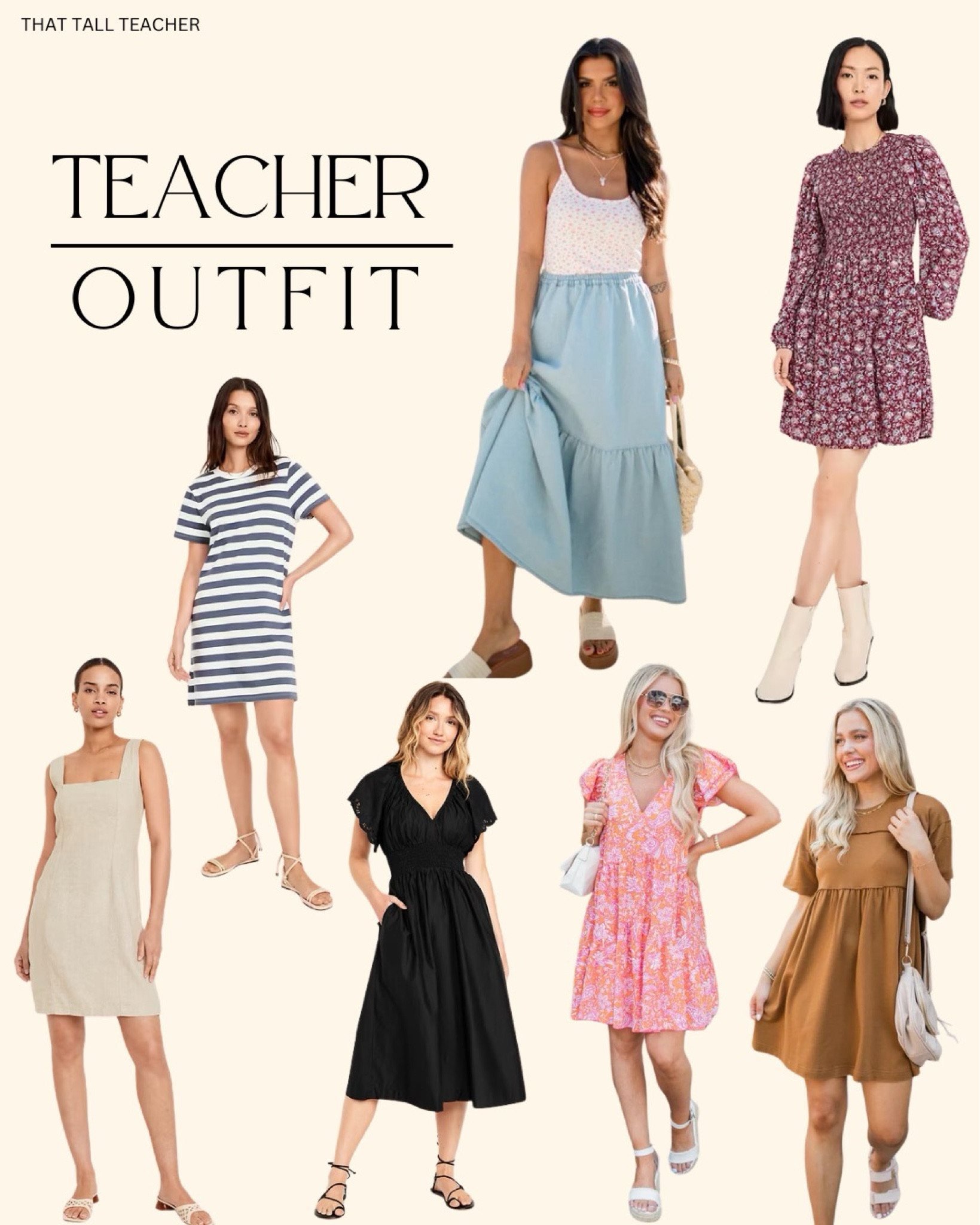 Teacher Outfit Dresses. I love a dress or skirt for back to school when it is still warm out. You can’t beat these styles from Old Navy & Pink Lily for affordable and comfortable  

#LTKBacktoSchool #LTKStyleTip #LTKFindsUnder100