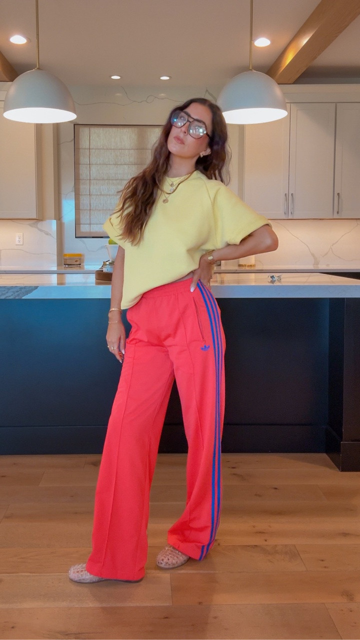 Wearing my top in a size small and bottoms in a size small! So comfortable and I love how the yellow pairs well with the red. 

Zara favorites, spring outfit 

@Zara @adidas

#LTKootd #LTKgrwm #LTKSaleAlert