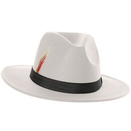 Underwraps Fedora-White Adult Hat | Walmart (US)