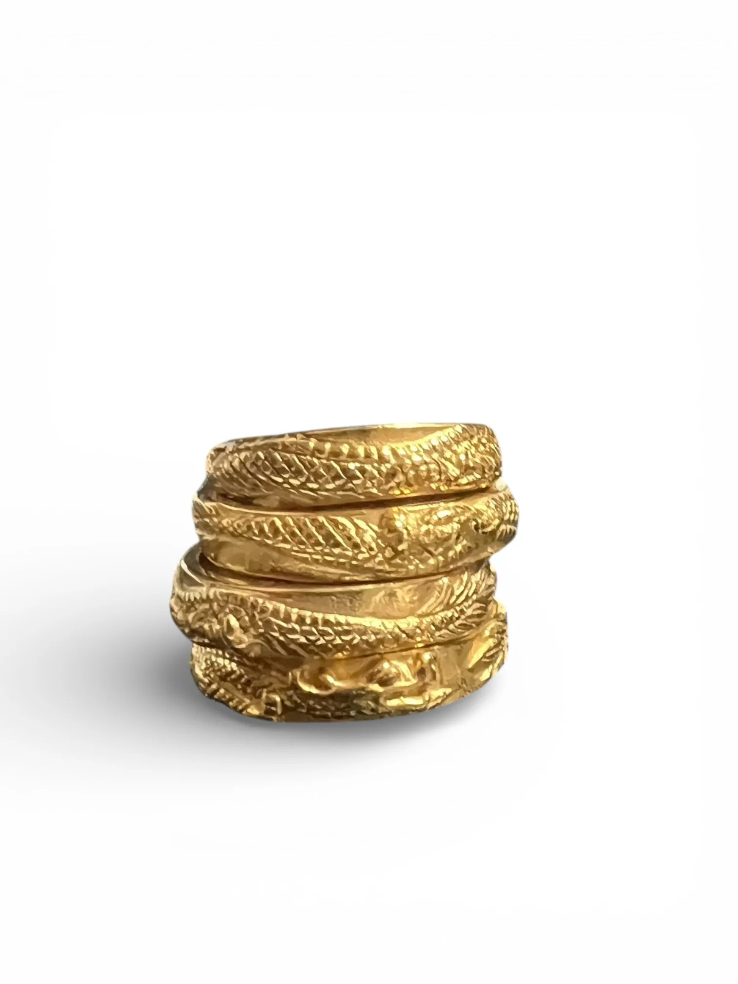 Serpentine Ring- Gold | BAACAL Limited, LLC
