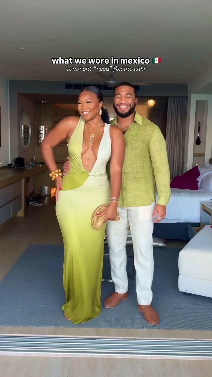 I lovedddd our holiday looks for Mexico 😍♥️✨ All of his outfits are linked on my IG stories and saved in December links ✨ green swimsuit is riot swim!!

#LTKswim #LTKtravel #LTKstyletip