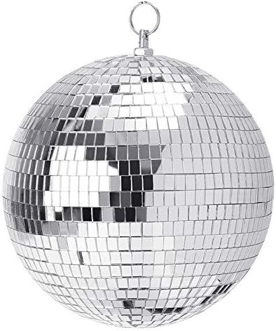 Boshen 6" 8" 10" 12" Disco Mirror Ball Light for Party Xmas DJ Stage Lighting Effect | Amazon (US)