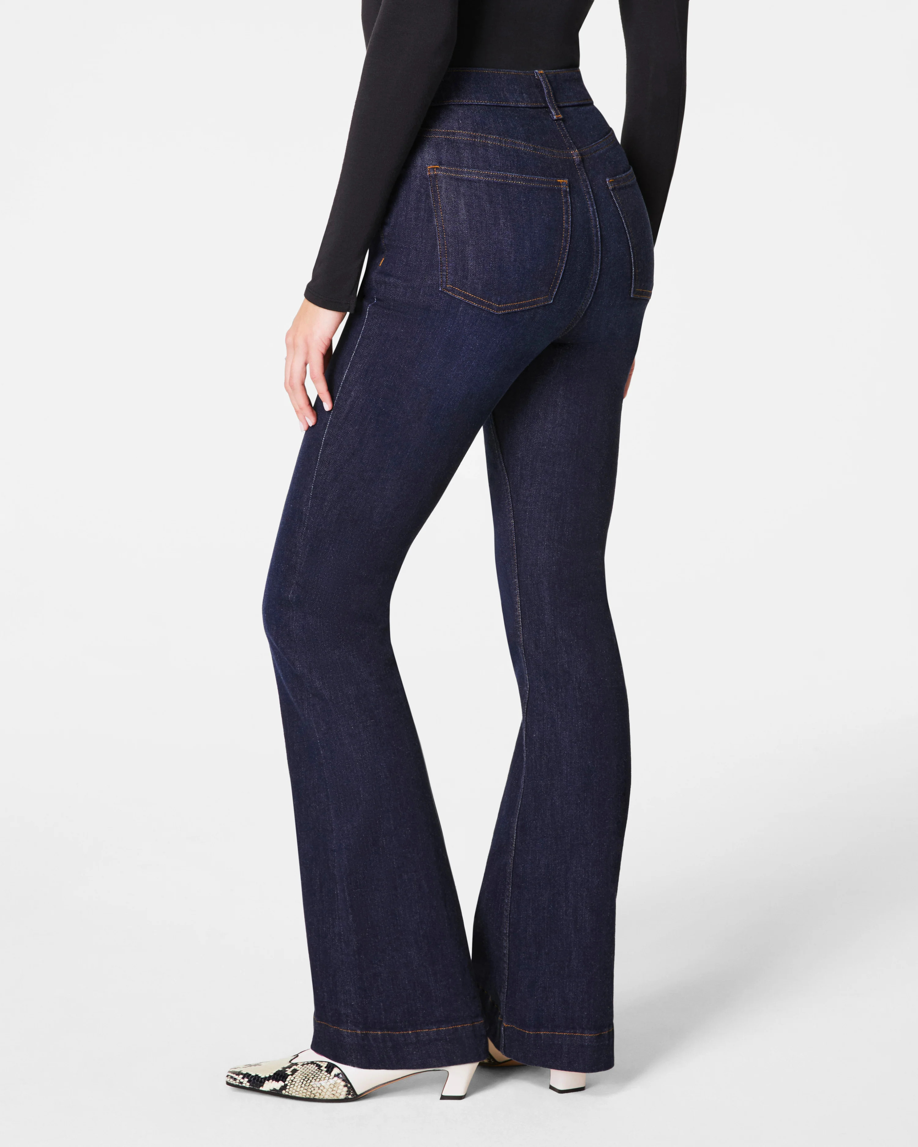 High-Rise Sculpting Flare Jeans with Tummy Control | SPANX | Spanx