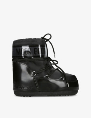 Icon brand-print woven snow boots | Selfridges