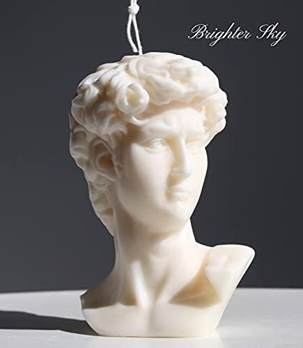 Large Bust David Statue Soy Wax Scented Candle Hand Poured Aroma Candle Home Candle | Amazon (US)