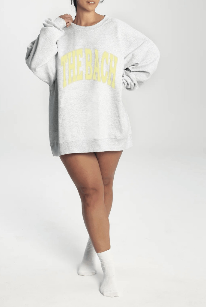 The Bar The Bach Gray/Lemon Varsity Sweatshirt | eBay | eBay US