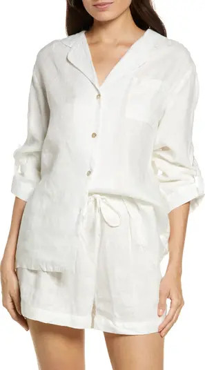 Linen Short Pajamas | Nordstrom