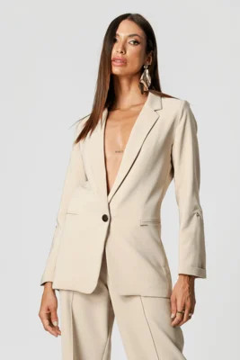 TRIMIX Blazer Alfaiataria - Areia Blazer Alfaiataria - AREIA 42 | Dafiti (BR)