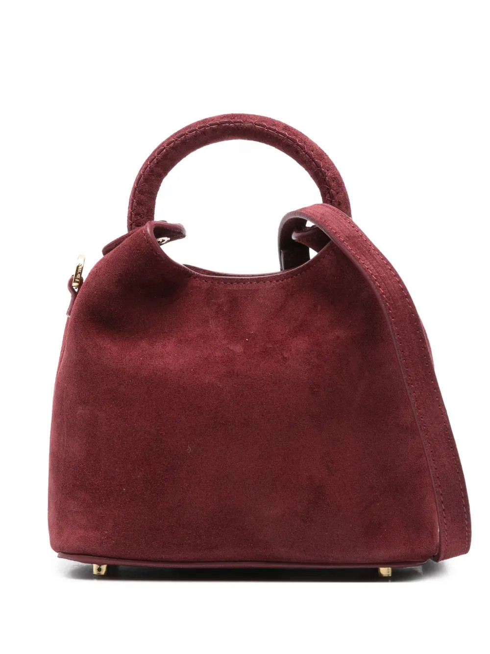 Elleme Madeleine suede top-handle tote bag - Red | Farfetch Global