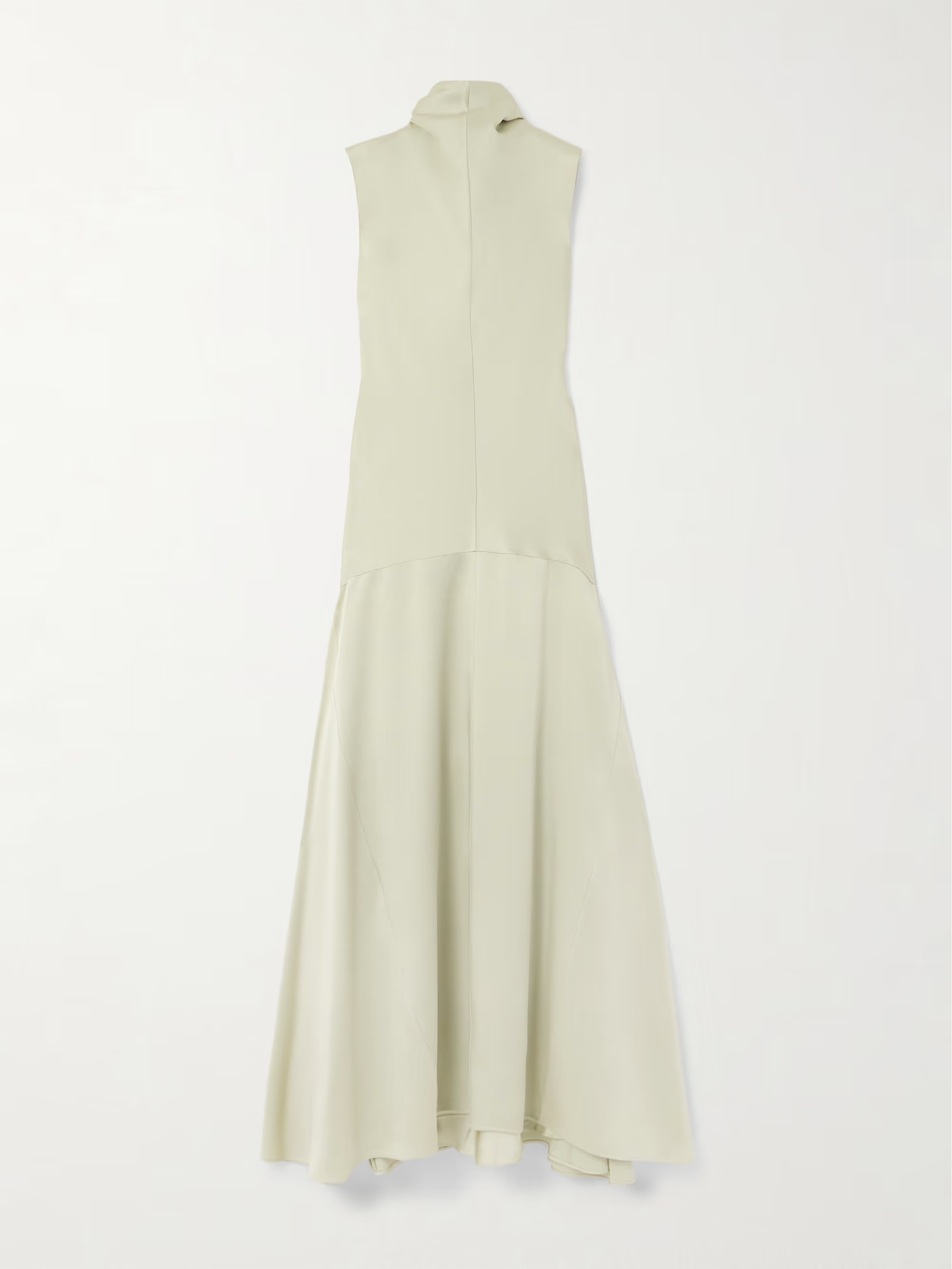 Cutout satin-crepe midi dress | NET-A-PORTER (US)