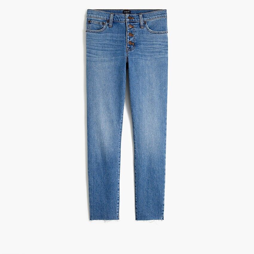 9" high-rise button-fly skinny jean in old wharf wash | J.Crew Factory