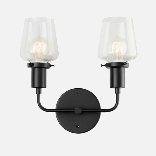Abrams Double Sconce 2.25" | Schoolhouse