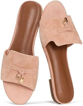 Project Cloud 100% Genuine Leather Sandals Women Dressy - Non-Slip Womens Sandals with Memory Foa... | Amazon (US)