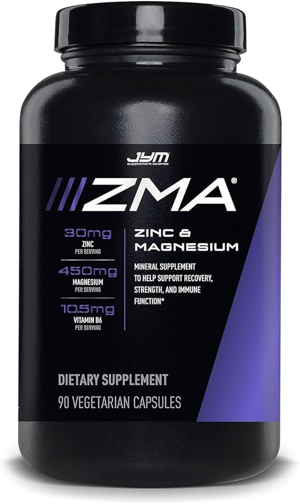 ZMA JYM, Zinc & Magnesium Supplement - Zinc, Magnesium and Vitamin B6, YM Supplement Science, 90 ... | Amazon (US)