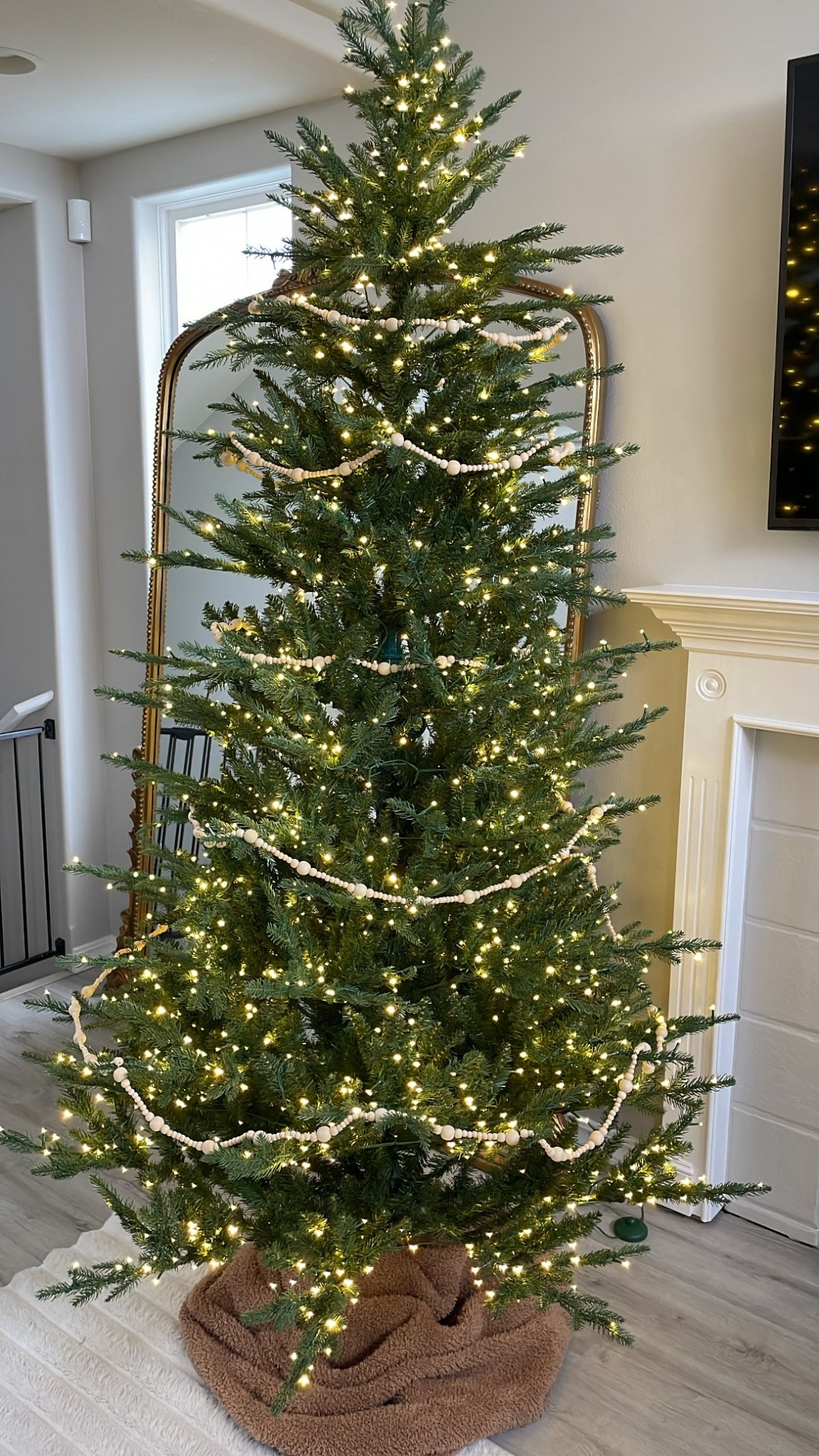 7.5’ twinkle tree ✨ lots of light settings! She’s a beaut 
Christmas tree 🎄

#LTKSeasonal #LTKHome #LTKHoliday